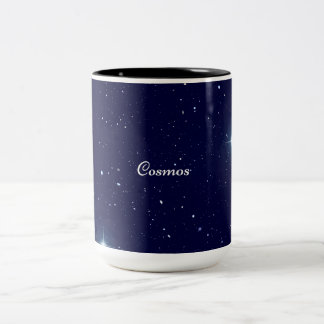 2 Couleurs Tasse Ciel Cosmique Étoilé Bleu Nuit Profonde Cosm