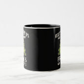 2 Couleurs Tasse Citation Drôle de Grenouille - Les Relations (Centre)