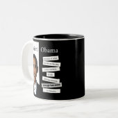 2 Couleurs Tasse Citation Obama - 5 sur 6 (Devant gauche)