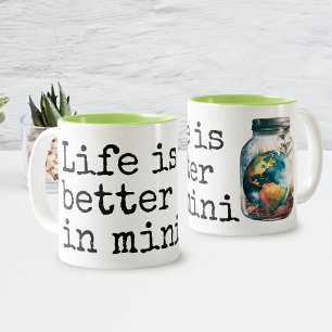 2 Couleurs Tasse citation pour passionné de miniatures