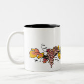 2 Couleurs Tasse - citrouille d'automne (Gauche)