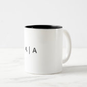 2 Couleurs Tasse Classique, 325 ml (Devant droit)