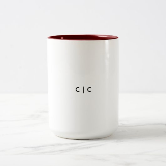 2 Couleurs Tasse Classique, 45 cl (Centre)