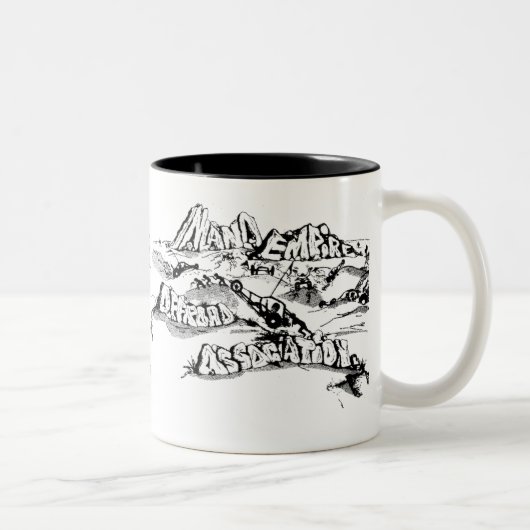 2 Couleurs Tasse classique de logo (Droit)