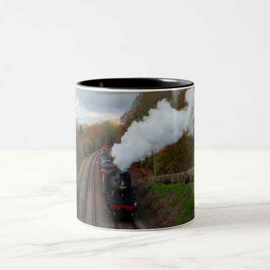 2 Couleurs Tasse classique du train à vapeur (Centre)