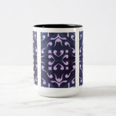 2 Couleurs Tasse Classique Géométrique Abstraite Moderne (Centre)
