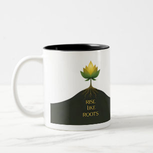 2 Couleurs Tasse Classique Minimaliste 'Rise Like Roots', 11