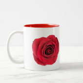 2 Couleurs Tasse classique Rose rouge (Gauche)