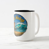 2 Couleurs Tasse classique The Wedge (Devant droit)