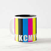 2 Couleurs Tasse - CMYK (Devant gauche)