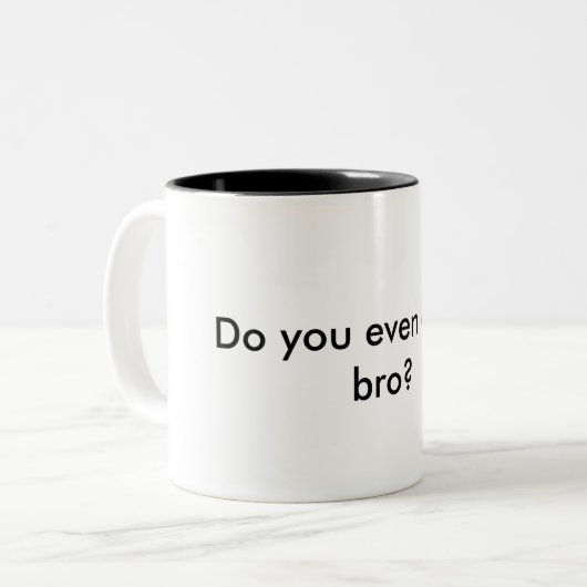 2 Couleurs Tasse - codez-vous même, bro ? (Devant gauche)
