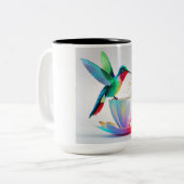 2 Couleurs Tasse Colibri (Devant gauche)