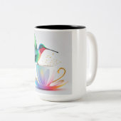 2 Couleurs Tasse Colibri (Devant droit)