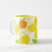 2 Couleurs Tasse Collection Printemps par ORDesigns. (Devant gauche)