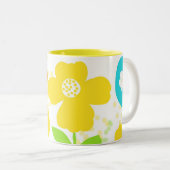 2 Couleurs Tasse Collection Printemps par ORDesigns. (Devant droit)