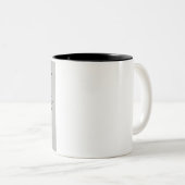 2 Couleurs Tasse Colombe de la Paix avec Écriture (Devant droit)