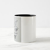 2 Couleurs Tasse Colombe de la Paix avec Écriture (Centre)