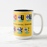 Tasse coloniale d'empire du Portugal