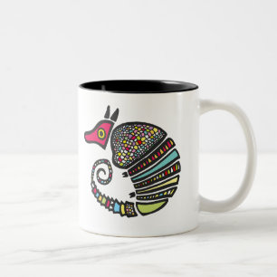 2 Couleurs Tasse colorée de tatou