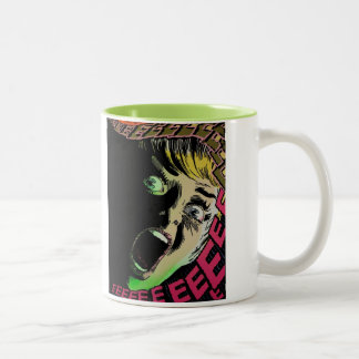 2 Couleurs Tasse COMIQUE d'ART de POP de femme criarde