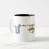 2 Couleurs Tasse Commando de l'air (Devant gauche)