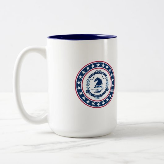 2 Couleurs Tasse commémorative 250e grand format (Gauche)
