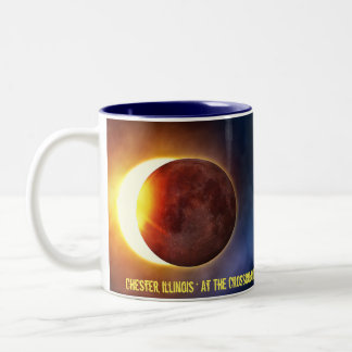 2 Couleurs Tasse commémorative de 2017 éclipses