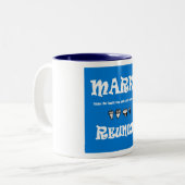 2 Couleurs Tasse commémorative de la Réunion de base de (Devant gauche)