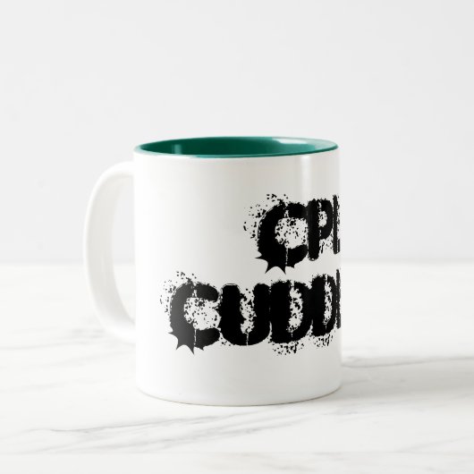 2 Couleurs tasse complète de caresses (Devant gauche)