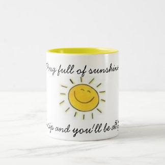2 Couleurs Tasse complètement de soleil