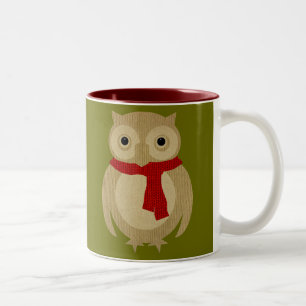 2 Couleurs Tasse confortable de hibou