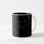 2 Couleurs Tasse Constellation (Devant droit)