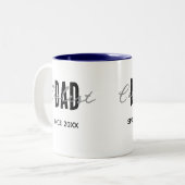 2 Couleurs Tasse Coolest Dad Since 20XX (Devant gauche)
