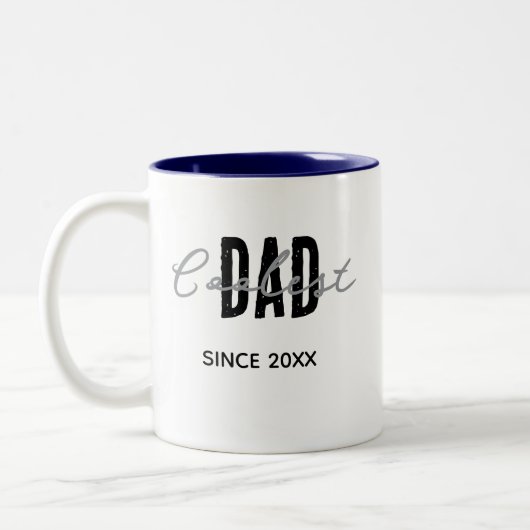 2 Couleurs Tasse Coolest Dad Since 20XX (Gauche)