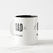 2 Couleurs Tasse Coolest Dad Since 20XX (Devant gauche)