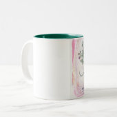 2 Couleurs tasse - copie botanique de deux tons (Devant gauche)