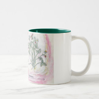 2 Couleurs tasse - copie botanique de deux tons