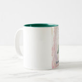 2 Couleurs tasse - copie botanique de deux tons (Devant gauche)
