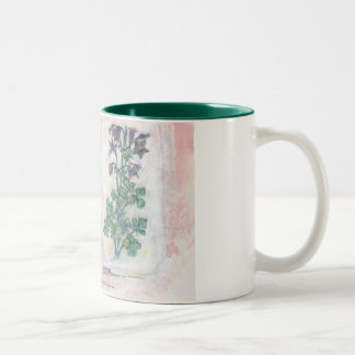 2 Couleurs tasse - copie botanique de deux tons