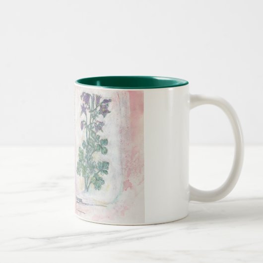 2 Couleurs tasse - copie botanique de deux tons (Droit)