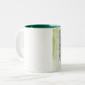 2 Couleurs tasse - copie botanique de deux tons (Devant gauche)