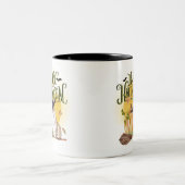 2 Couleurs Tasse Corgi Halloween (Centre)