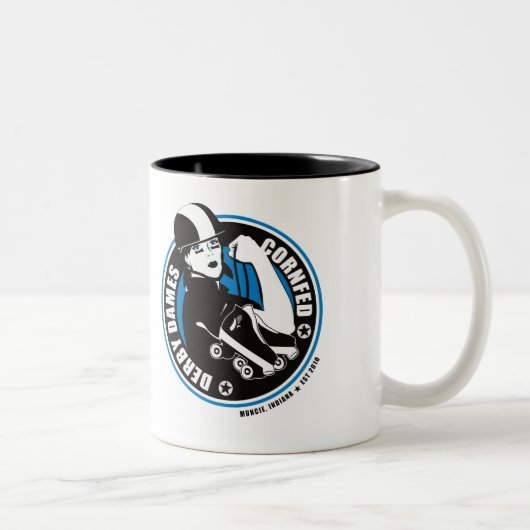2 Couleurs Tasse Cornfed de dames de Derby (Droit)