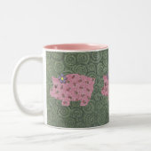 2 Couleurs Tasse Country Pig (Gauche)
