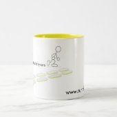 2 Couleurs Tasse courante d'anges (Centre)