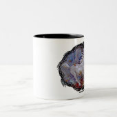 2 Couleurs Tasse - course d'automne de licorne (Centre)