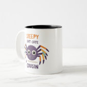 2 Couleurs Tasse Cousin Mignon et Flippant (Devant gauche)