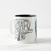 2 Couleurs Tasse Couverture Cousins de Redbar (Devant gauche)