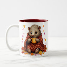 Tasse Cozy Pangolin - Pangolin dans couverture caf