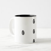 2 Couleurs Tasse crâne (Devant gauche)